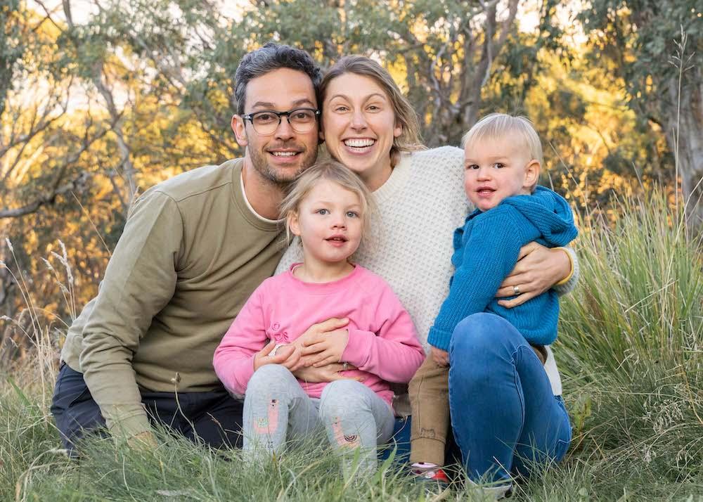 Dr Maxwell and her family. Dr Maxwell and her family.
